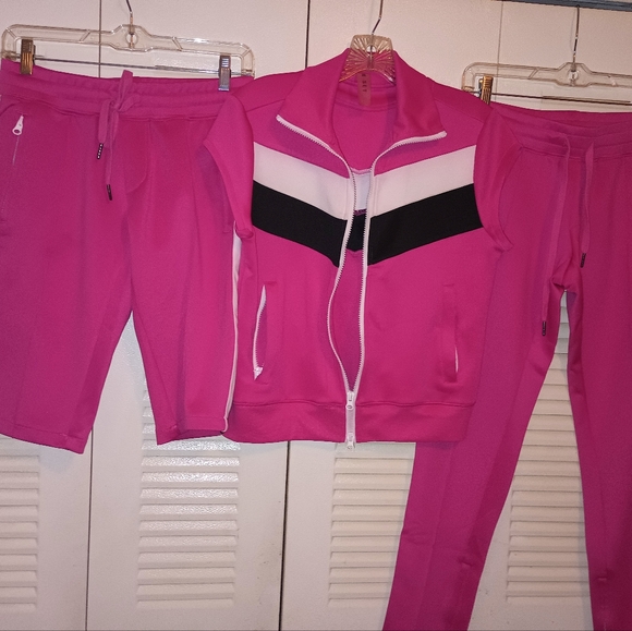 3pc Small Pink THE SET Mix-n-Match (Pants,Vest, Shorts) - Picture 11 of 11
